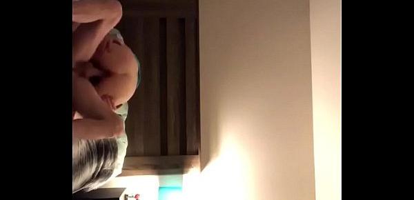  Blonde milf taking mase619 thick uncut dick! Eating my cock and cum.